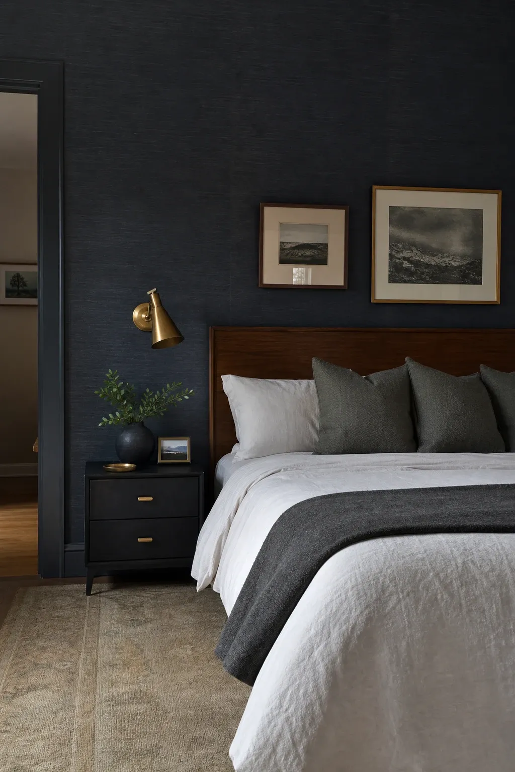 peel-and-stick for renters in a bedroom