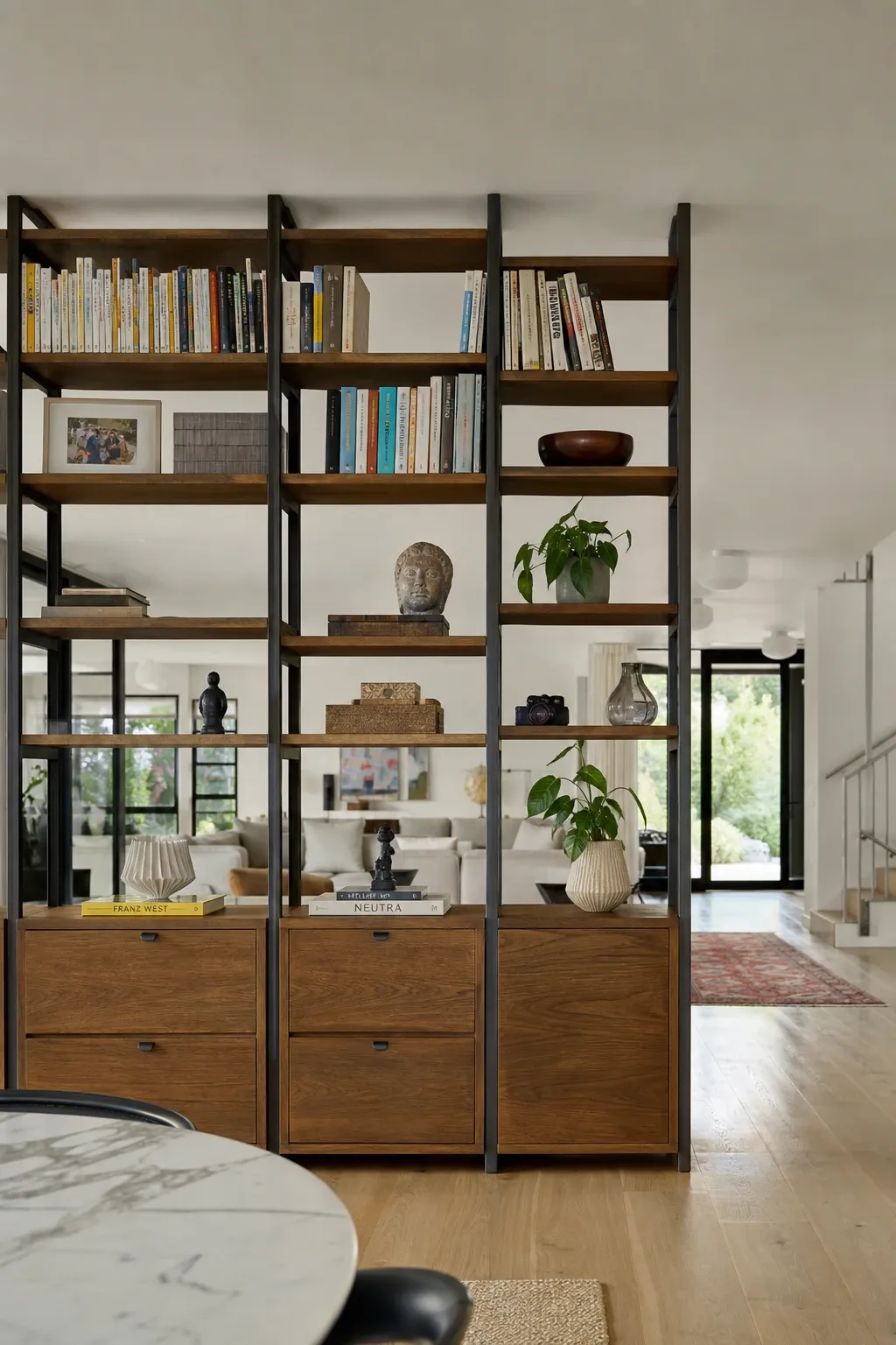 modular bookshelf divider