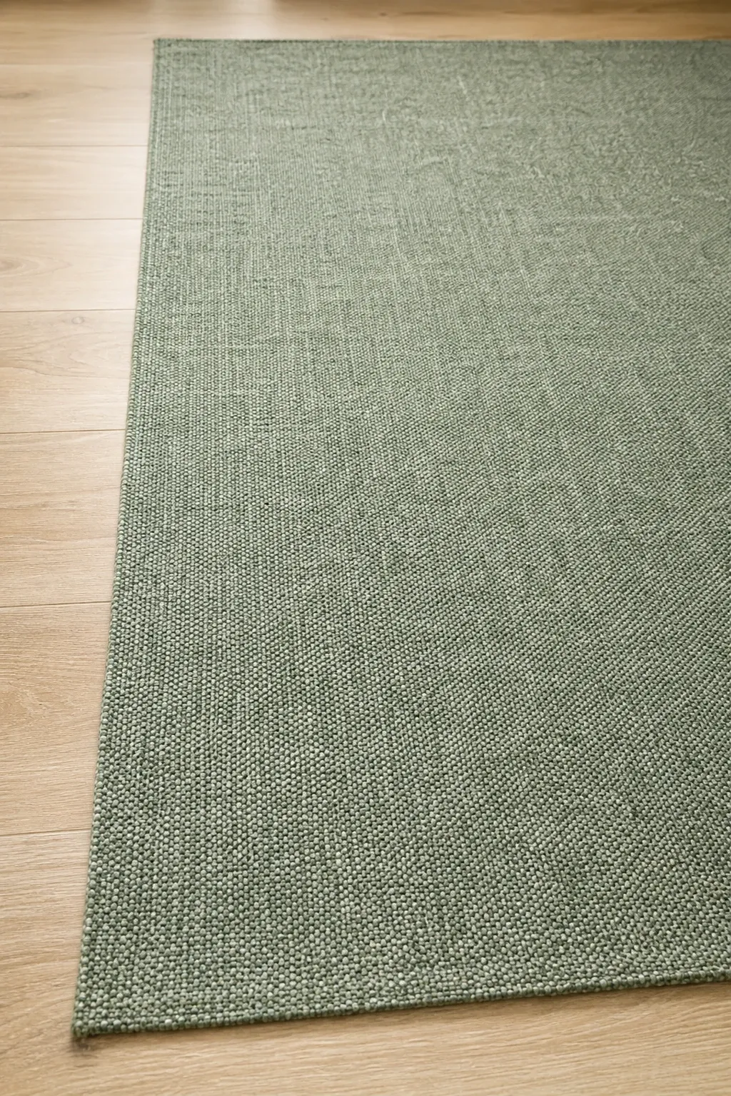 recycled material rug in a entryway
