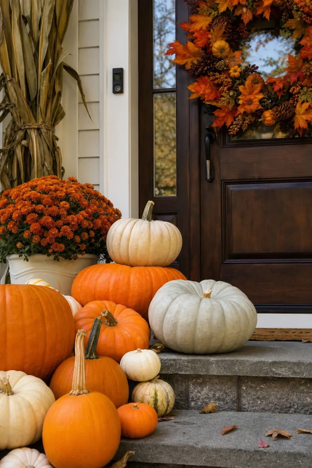 fall front porch decor ideas that look good all season