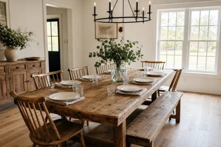 farmhouse dining room table ideas worth sitting down to