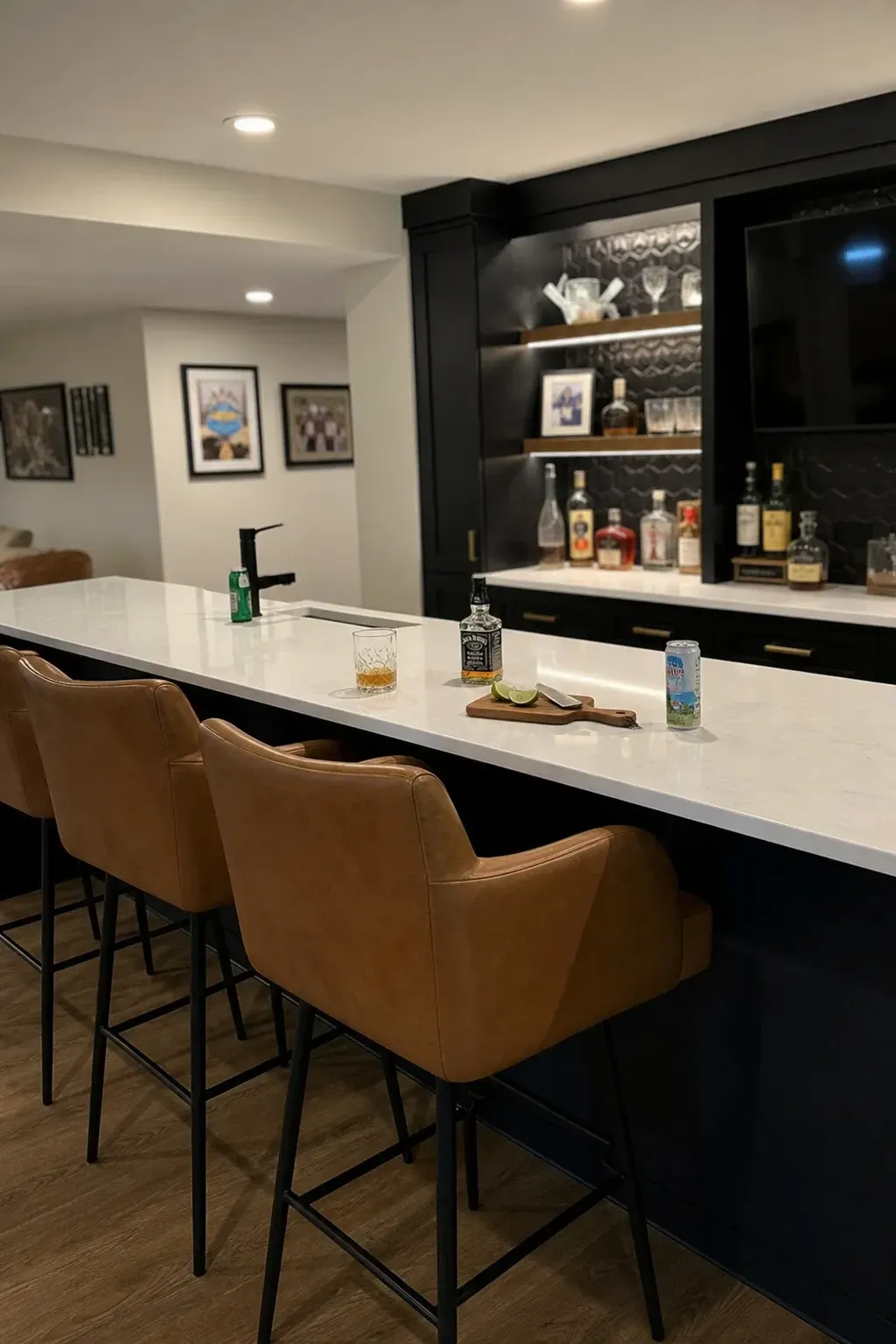 basement bar or wet bar