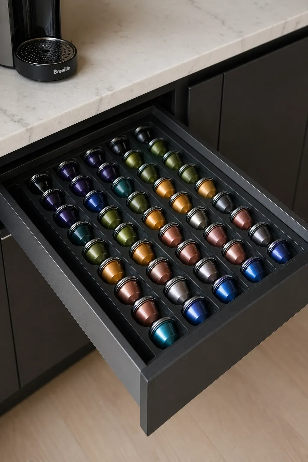 wrap and foil drawer in a kitchen