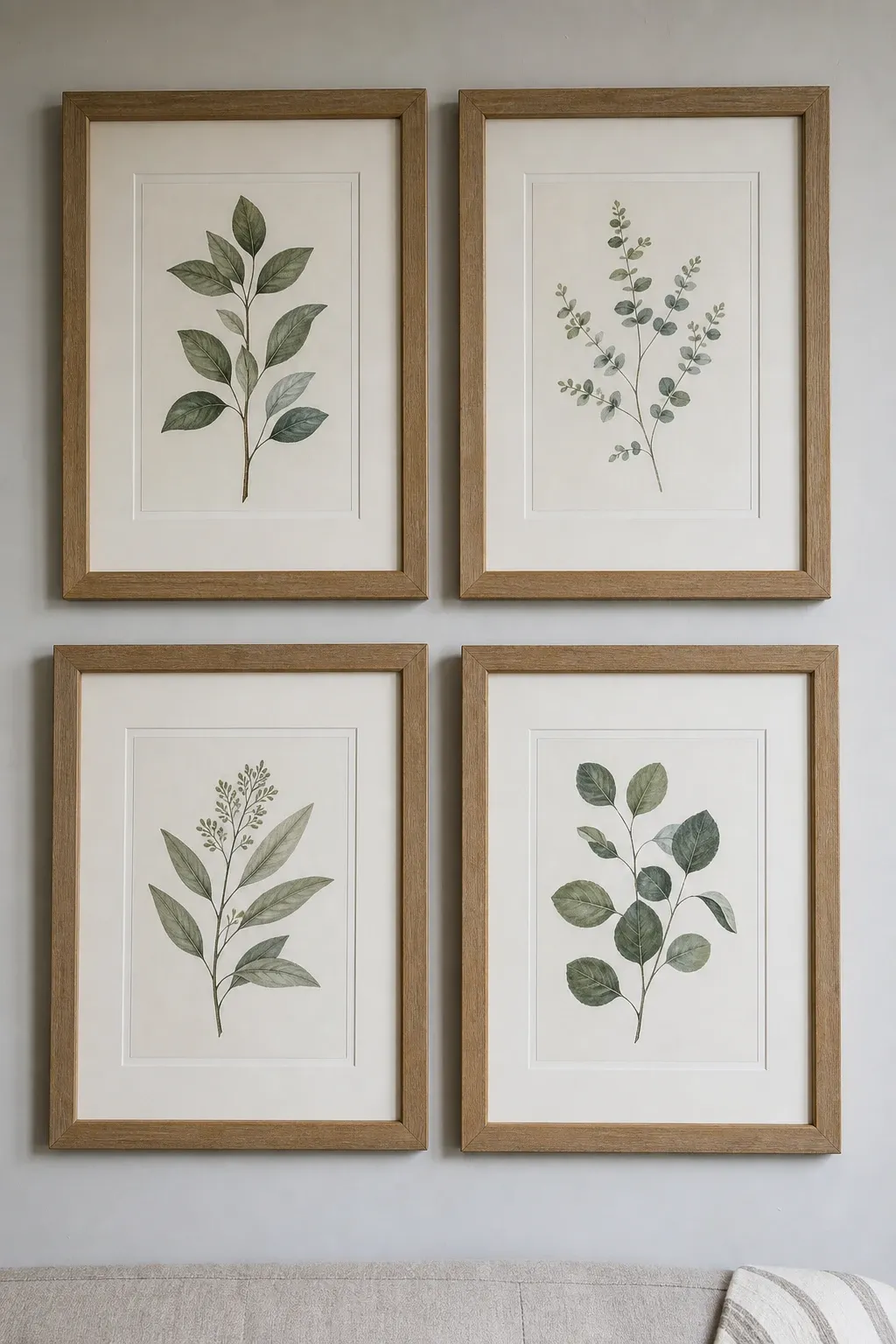 botanical prints in a laundry