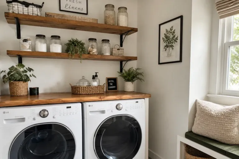 laundry room wall decor ideas that make the room less boring