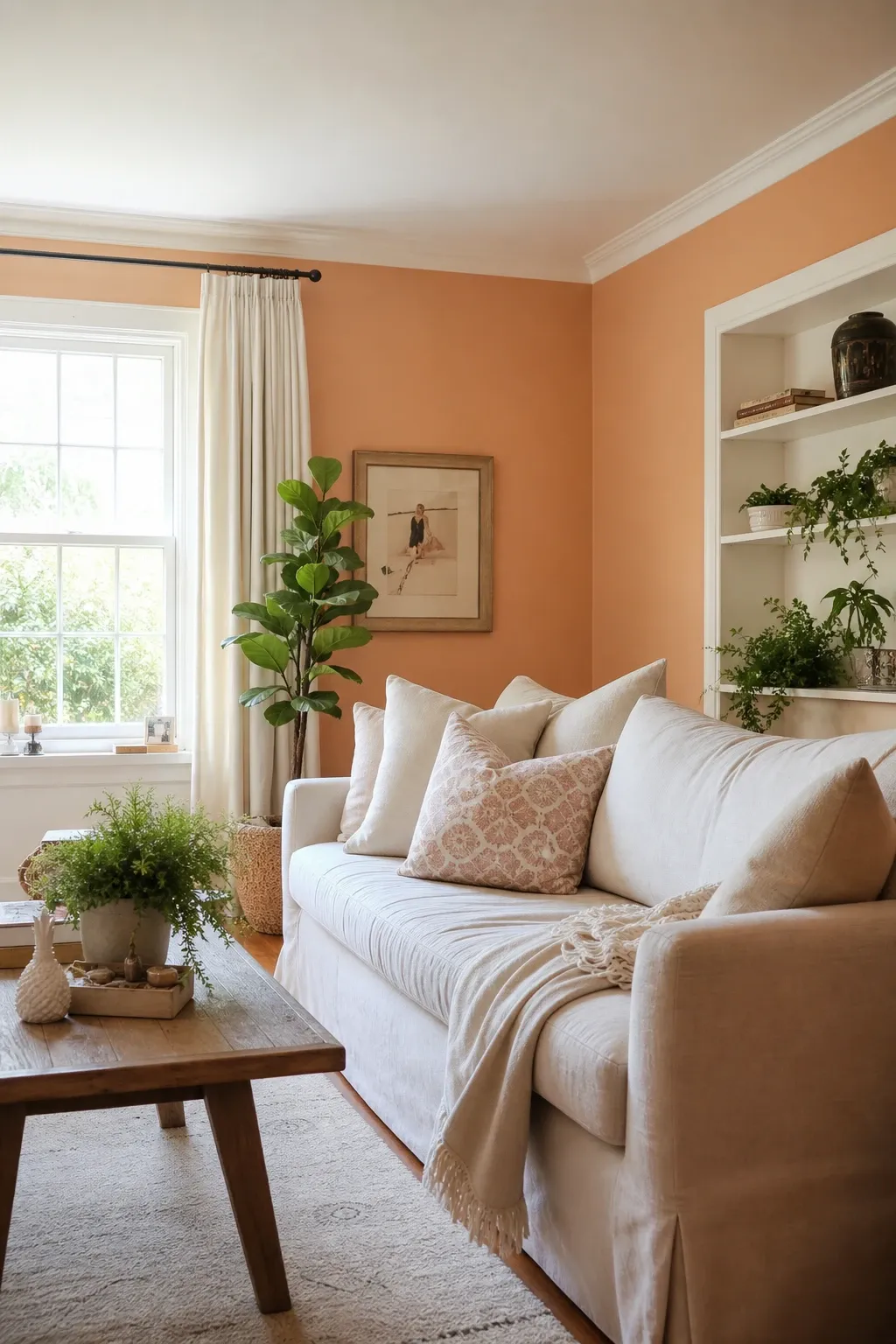 charcoal gray in a living room