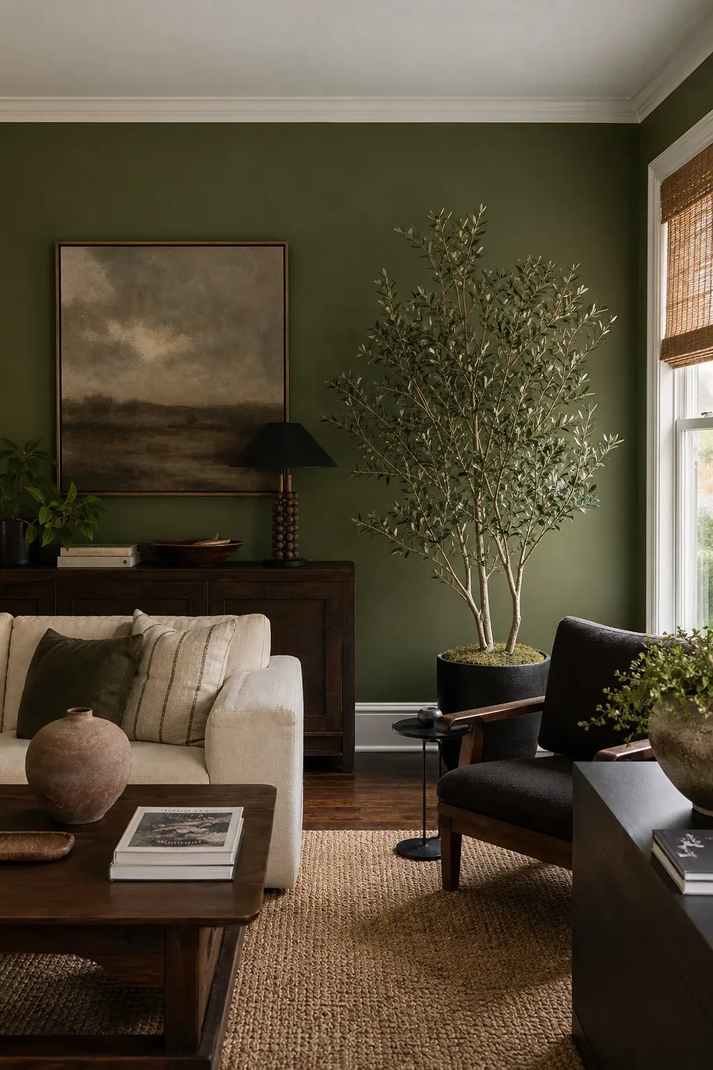 greige in a living room