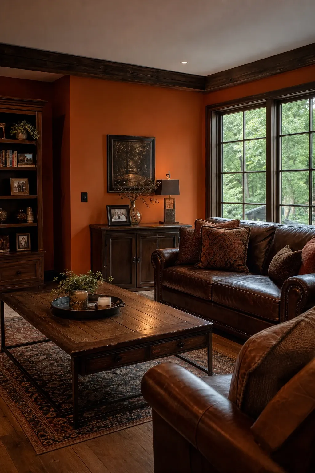 warm gray in a living room