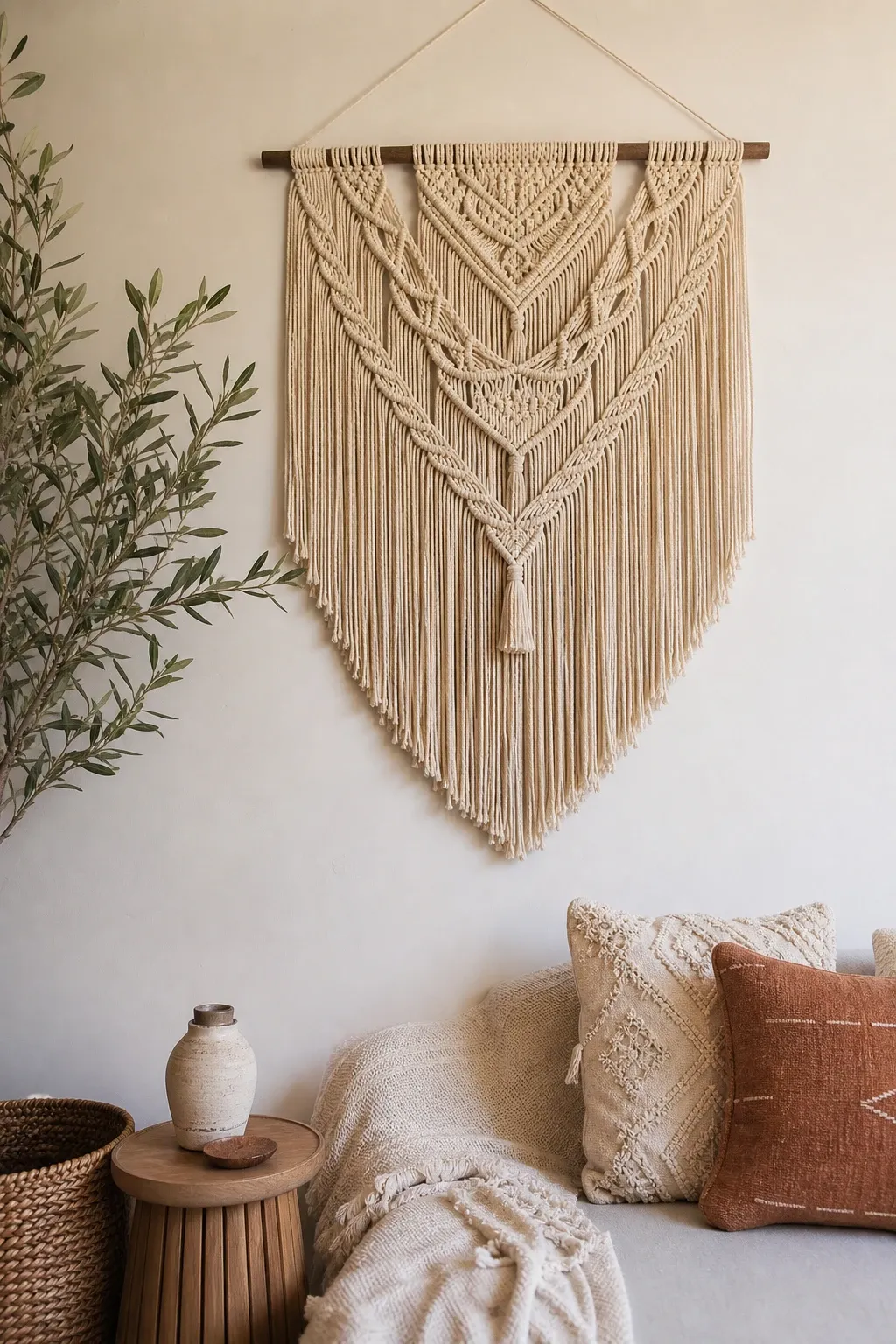accent wall with paint or wallpaper in a living room