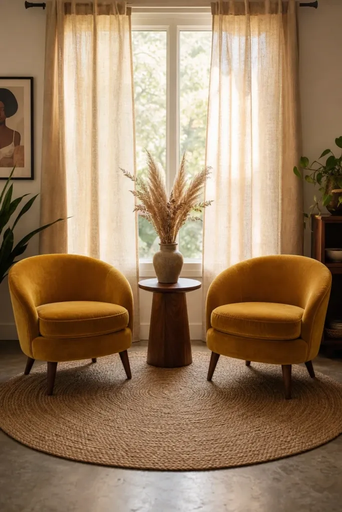 statement chairs that do the talking in a living room