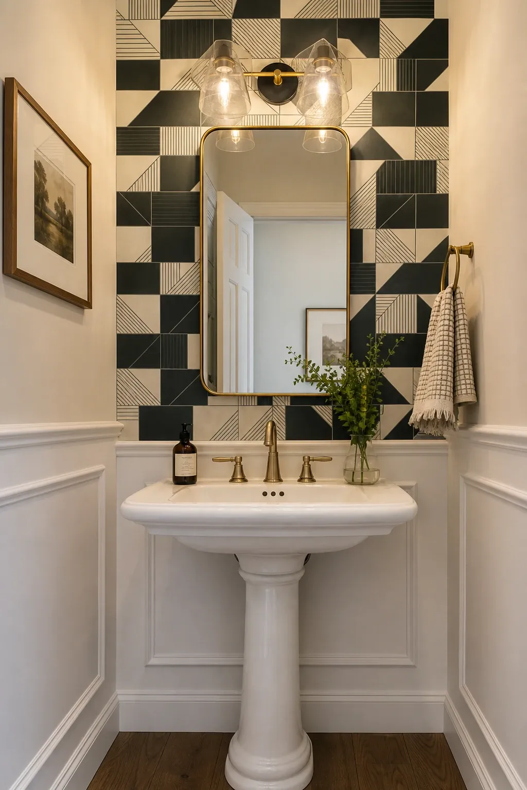 traditional and modern mix
