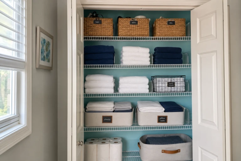 Small Linen Closet Organization Ideas: Maximizing Space and Serenity