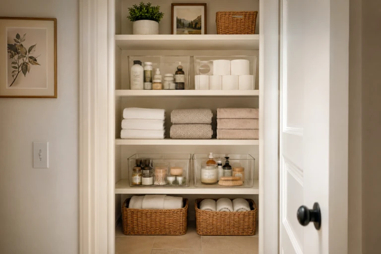 12 Brilliant Bathroom Closet Organization Ideas to Transform Your Space