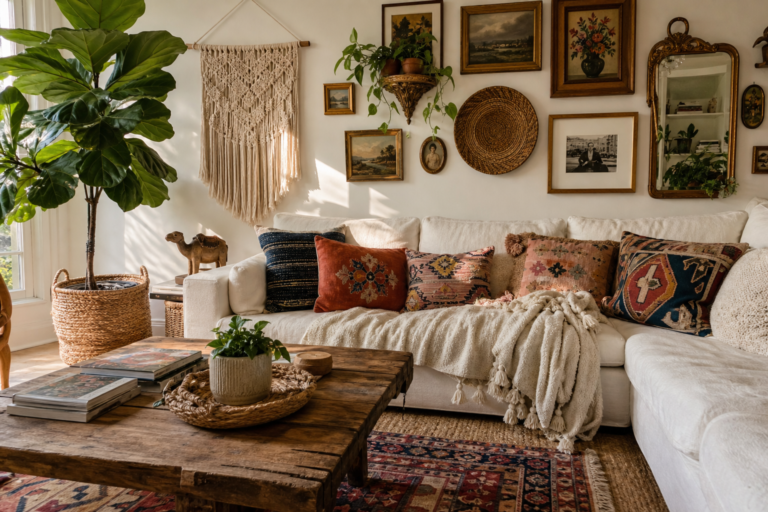 The Ultimate Guide to Boho Living Room Decor