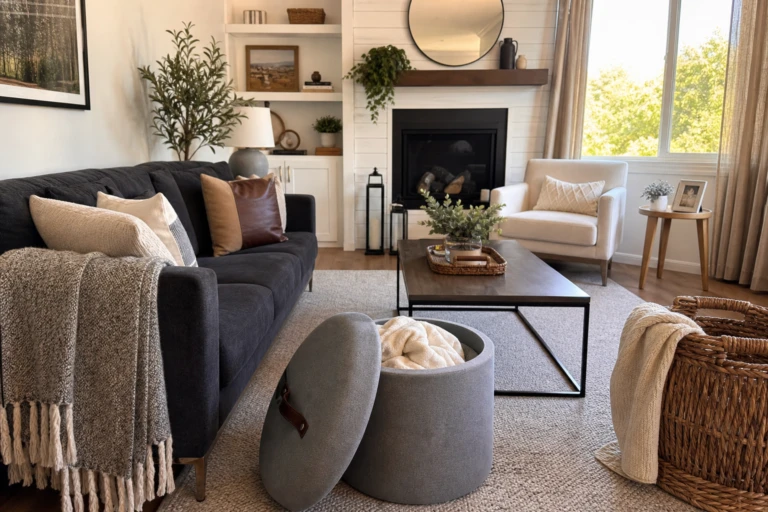 15 Creative Living Room Blanket Storage Ideas for a Cozy and Organized Home