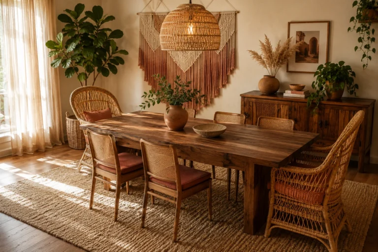 Boho Dining Room Decor Ideas That Actually Pull a Space Together