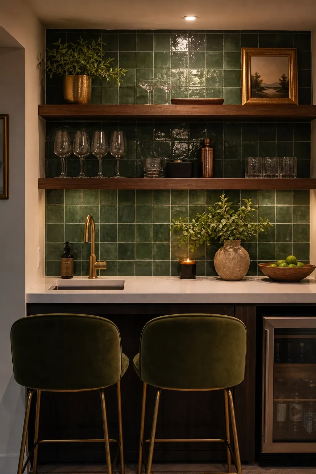 the compact kitchenette with a big personality