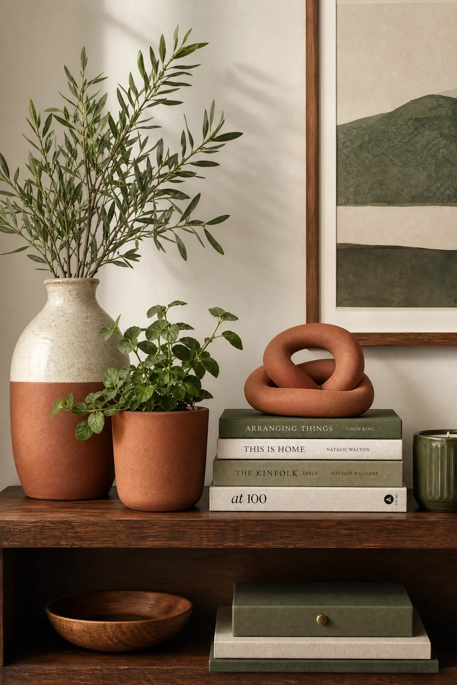 choose a color palette and commit to it