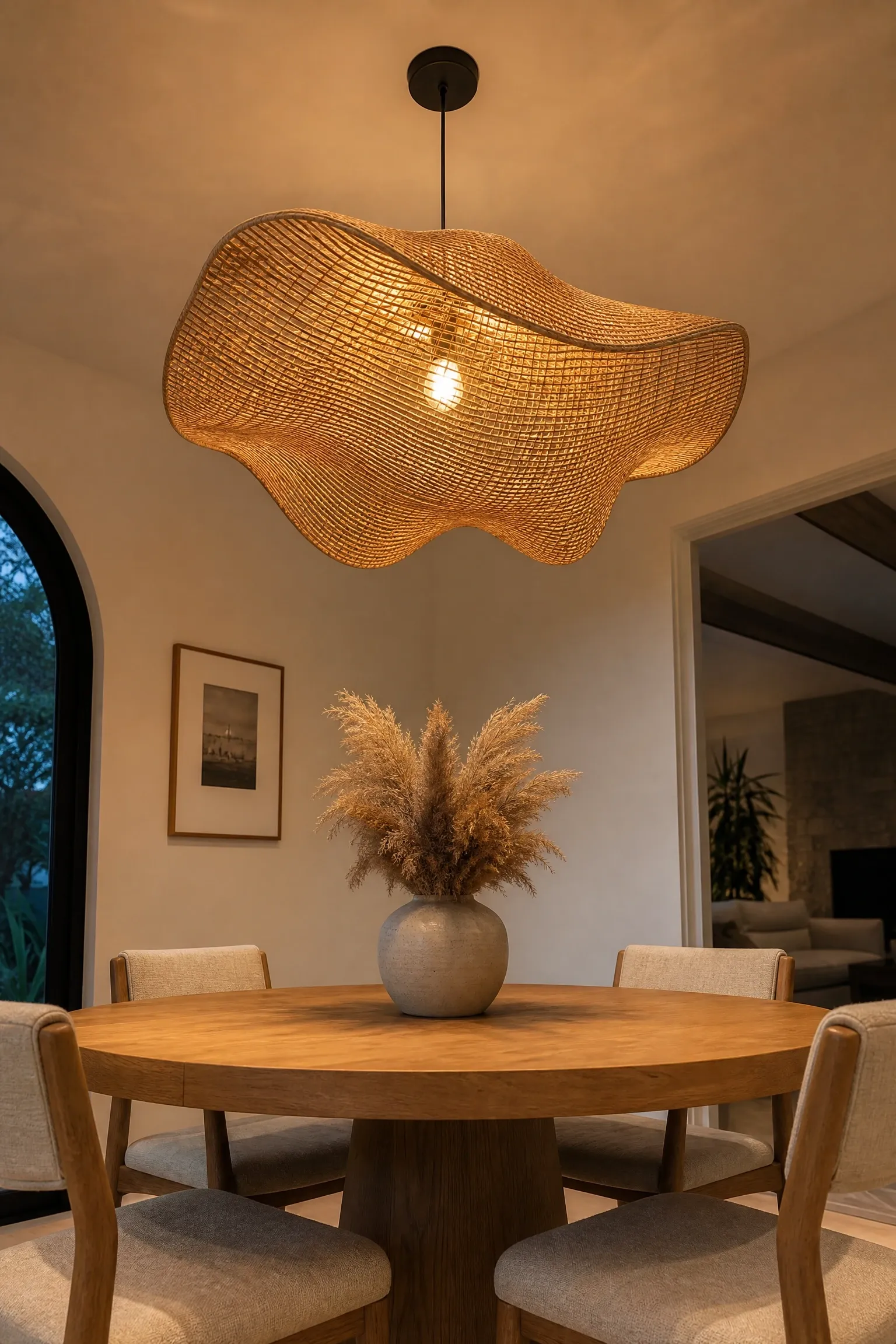 invest in one statement light fixture per room