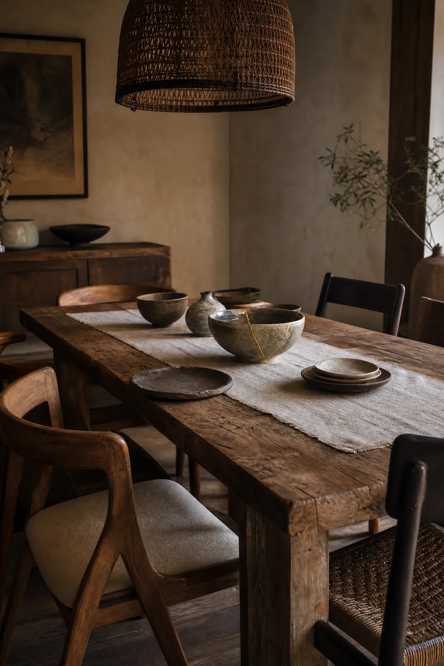 the wabi-sabi dining room