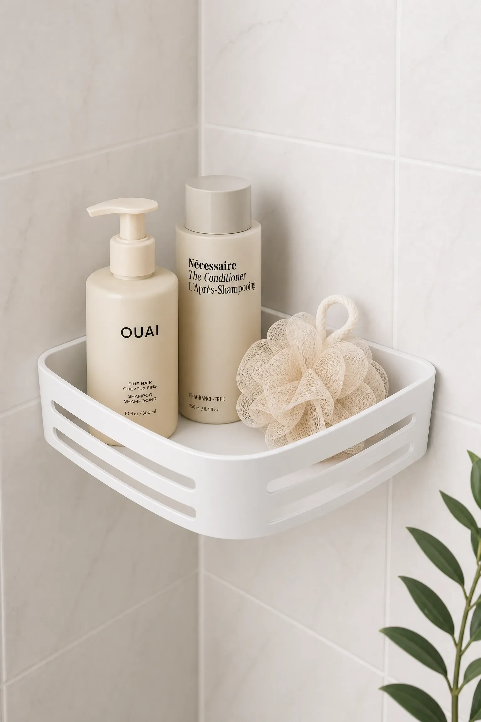 adhesive corner baskets