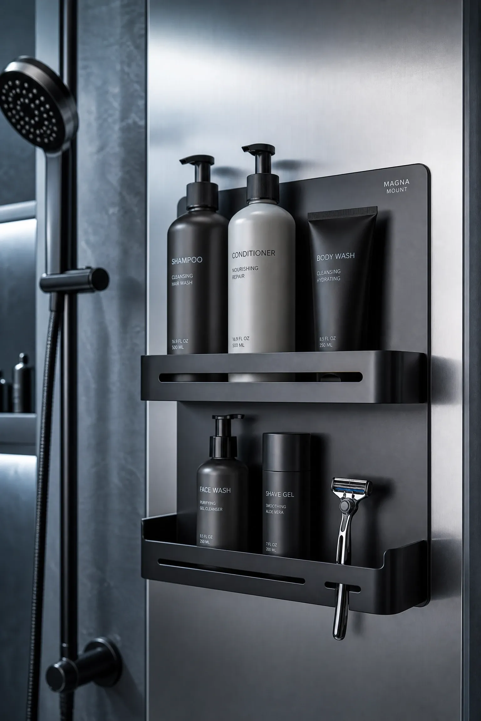 magnetic shower organizer