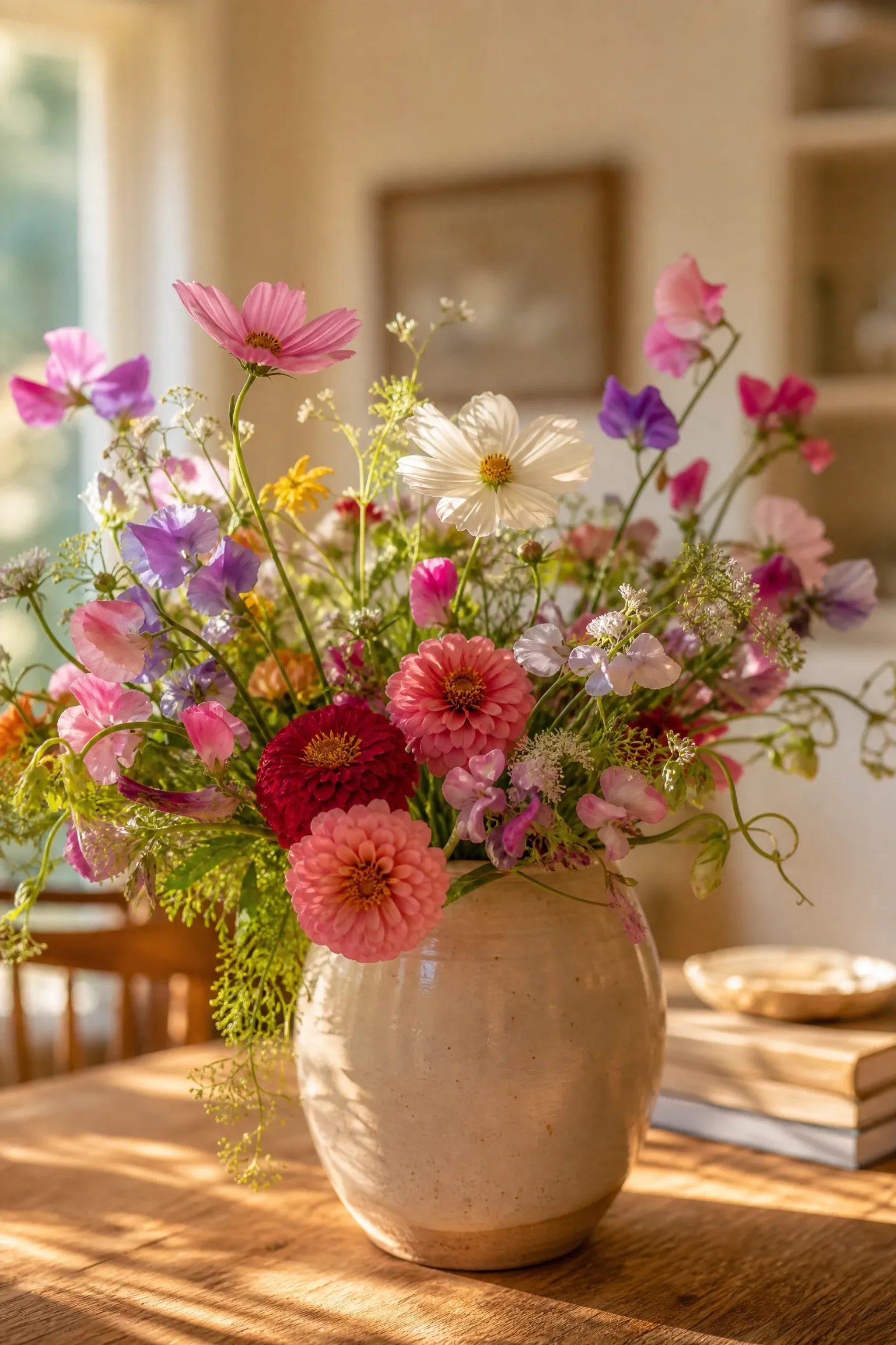 bring cut flowers indoors weekly
