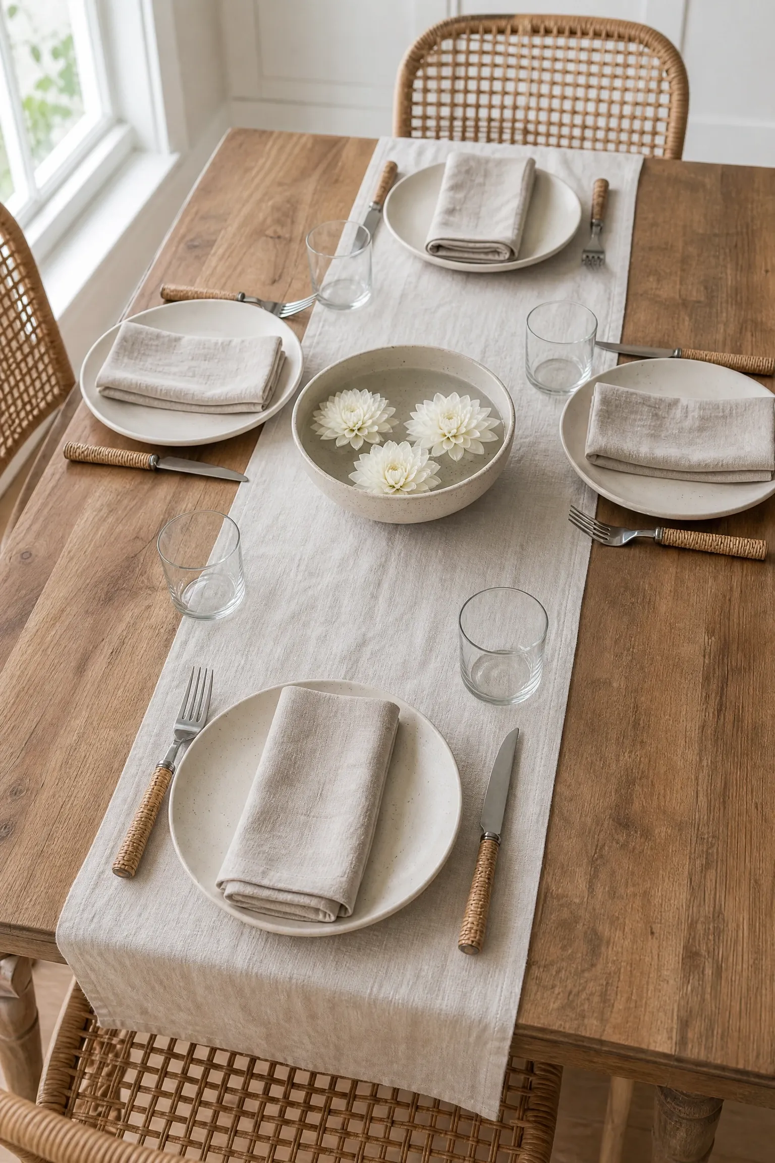 create a summer tablescape for everyday dining