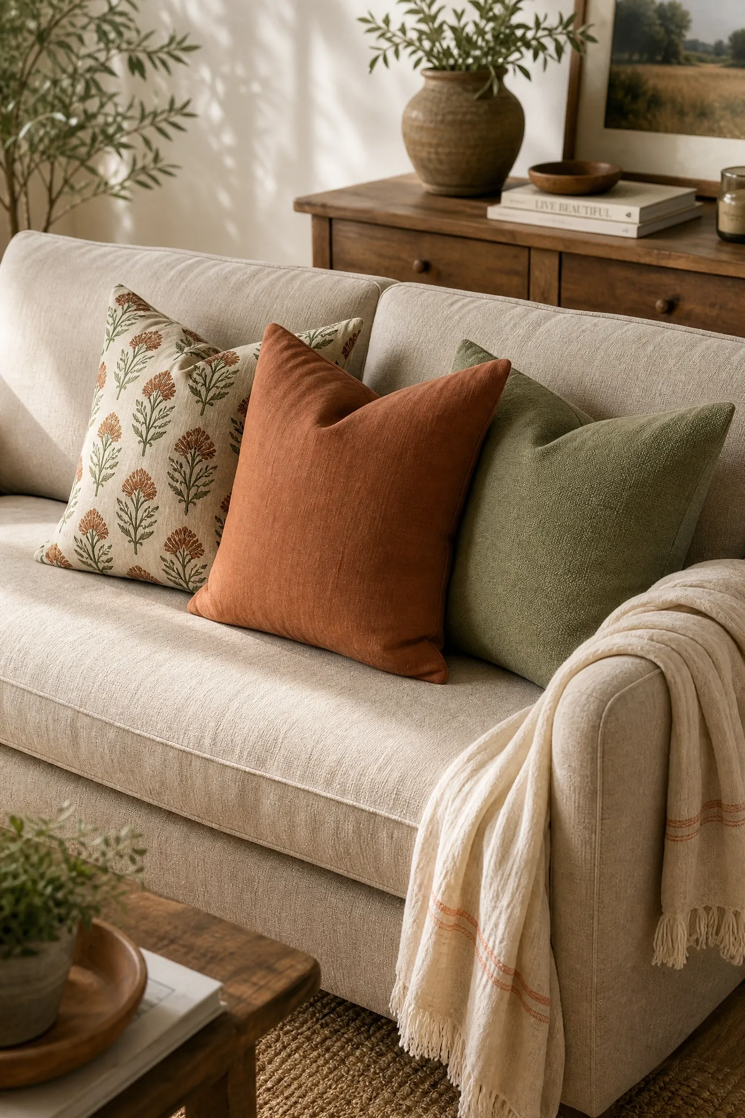 update your throw pillow covers for summer