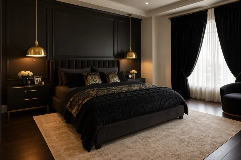 Black and Gold Done Right: Bedroom Ideas Worth Every Penny