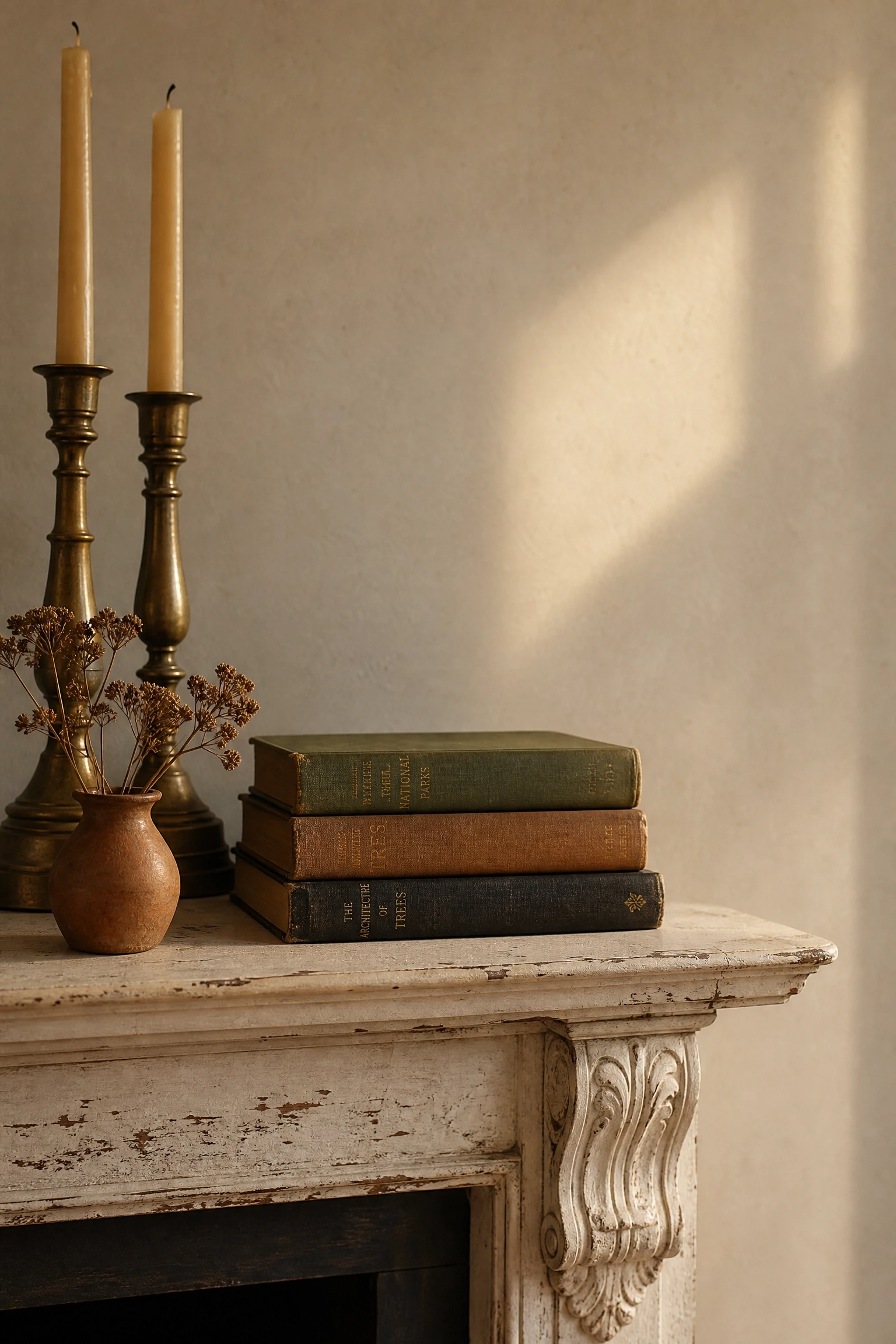 asymmetric layered vignette