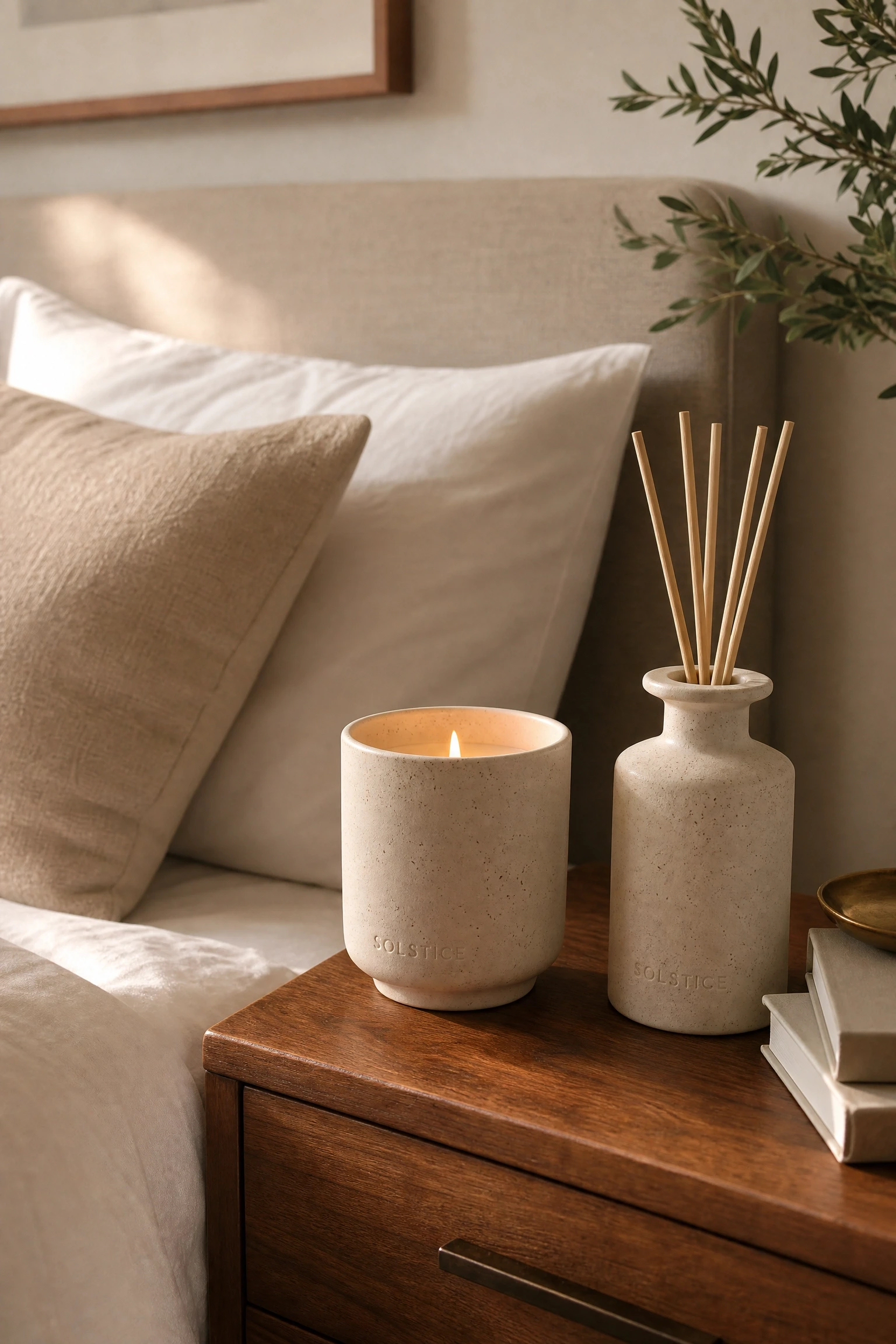 add a scent layer as part of the decor in a bedroom