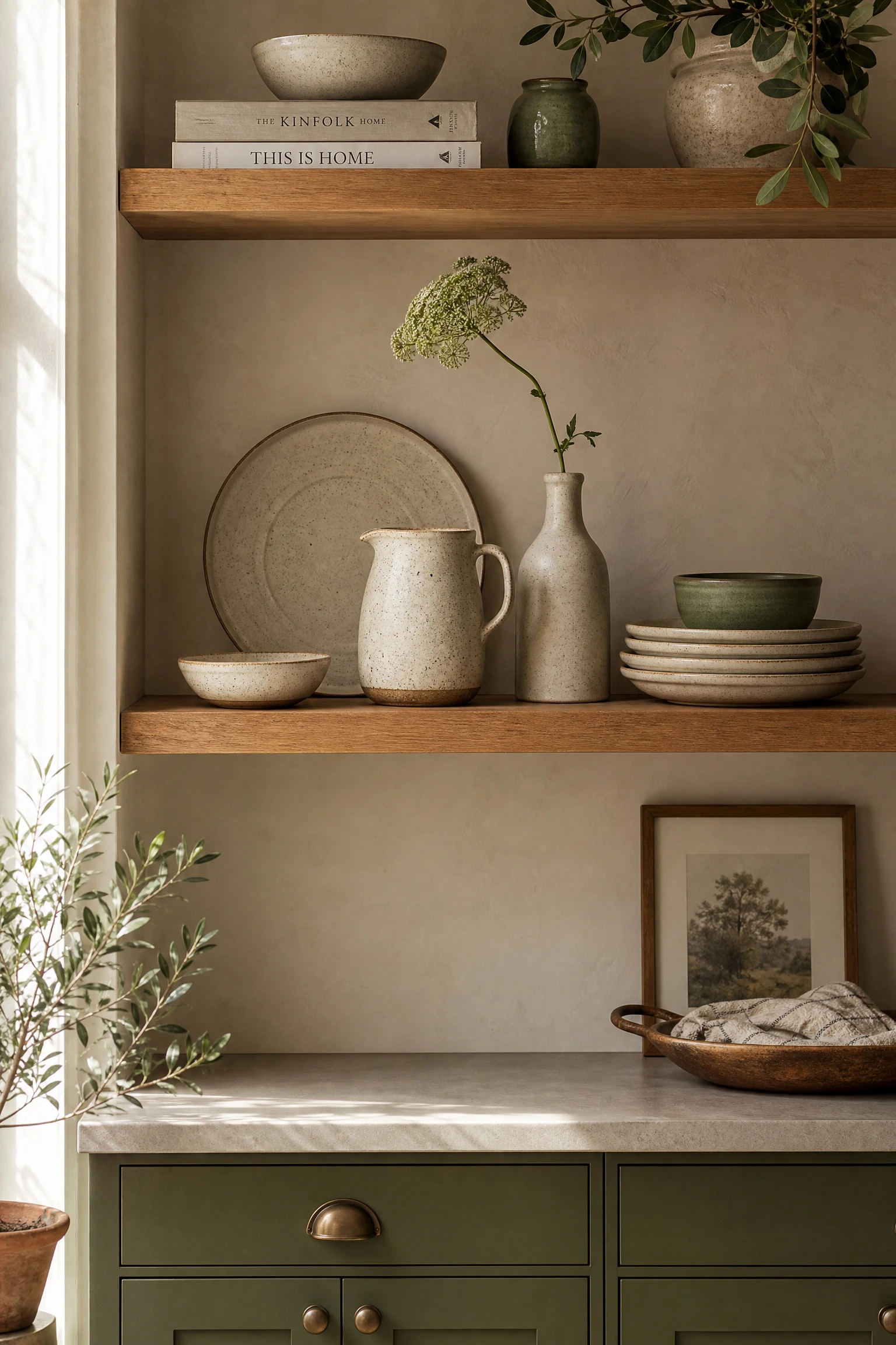 try avocado green on the kitchen ceiling