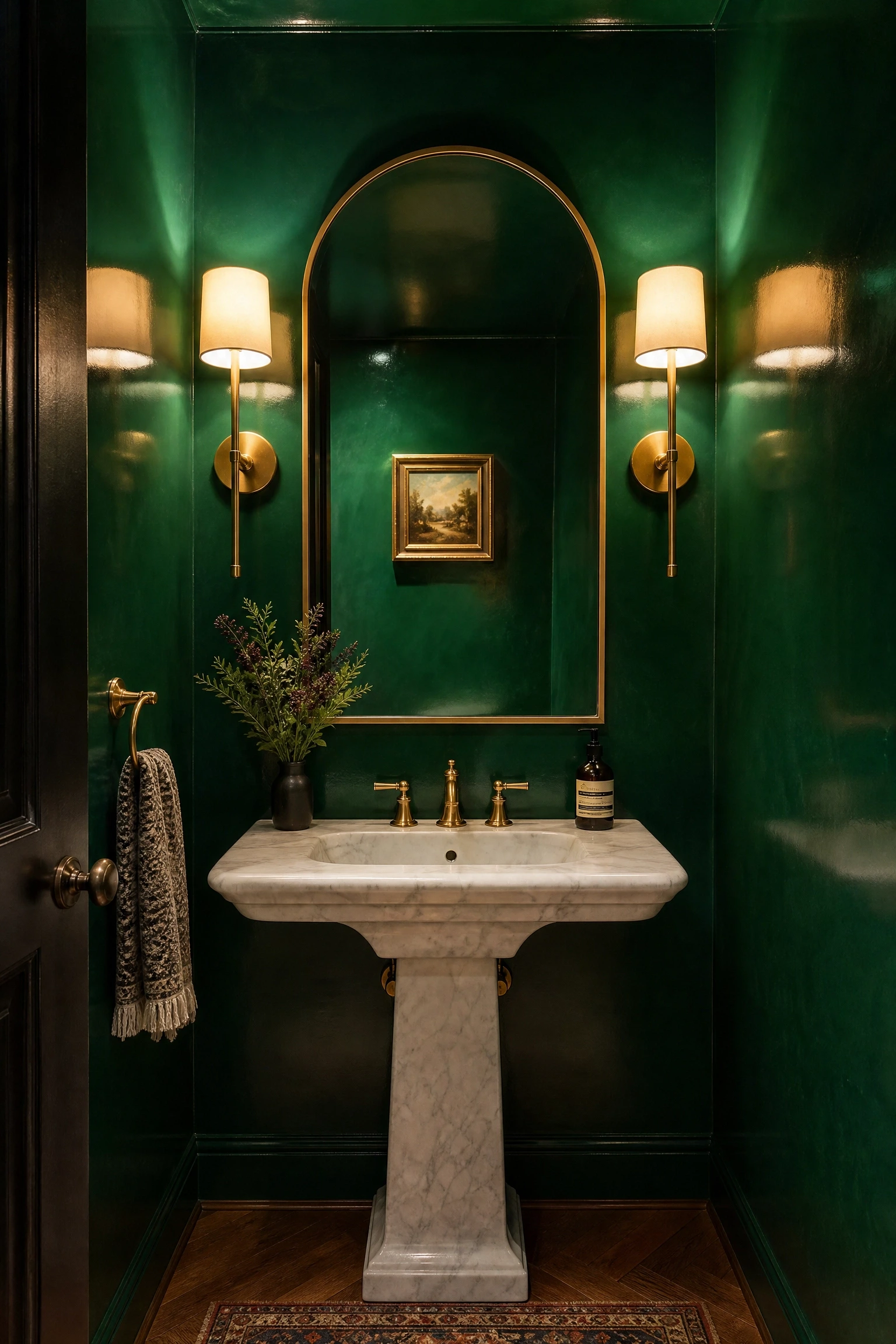 the powder room that makes guests stop talking in a bathroom