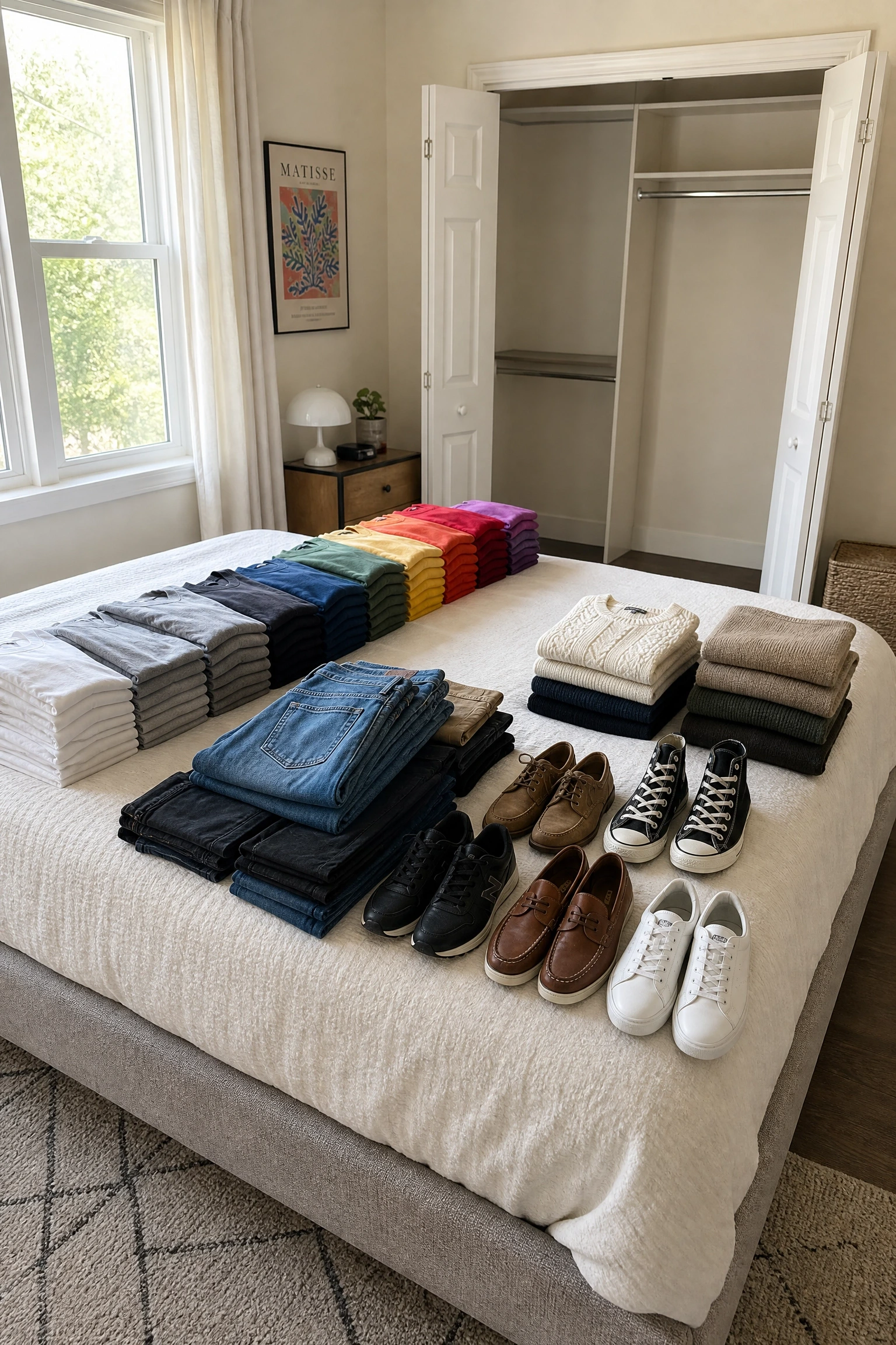 you keep buying things you already own: do a category audit first in a bedroom