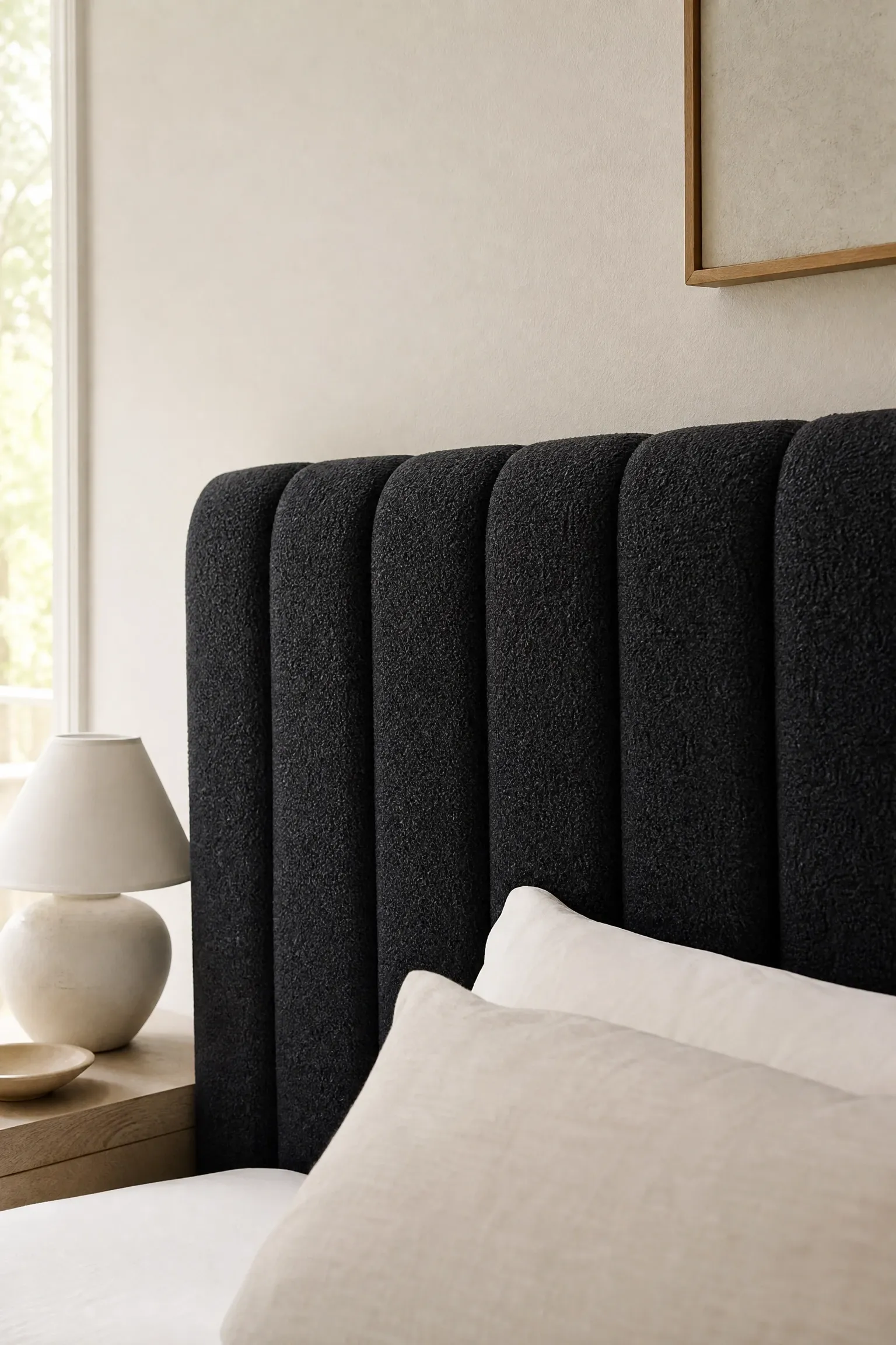 the headboard you keep putting off in a bedroom