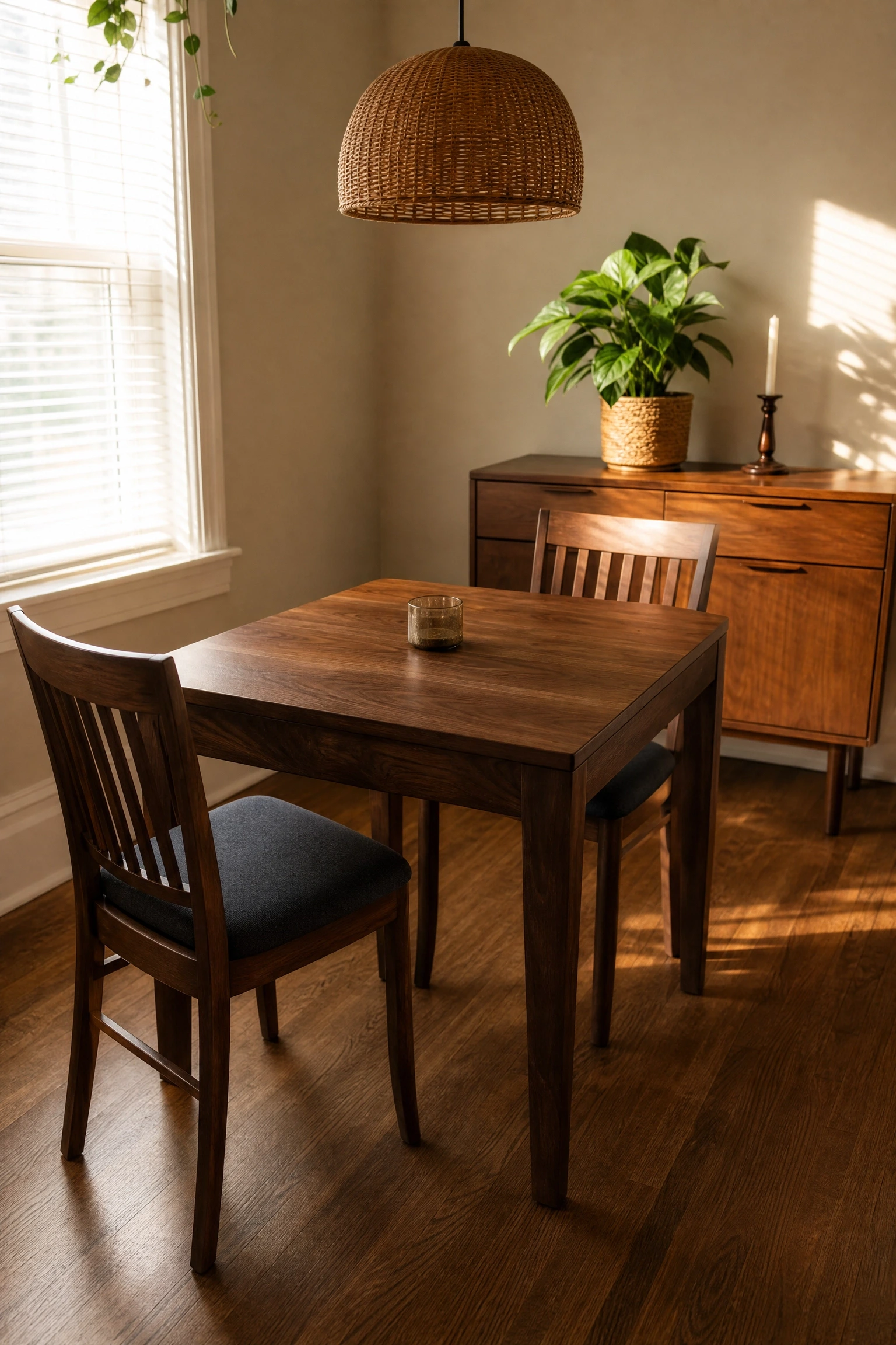 the extendable table that does not look like a compromise in a dining room