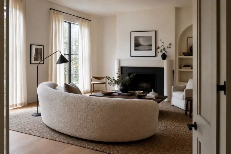 Beige, Black, and White Living Room Looks That Actually Work
