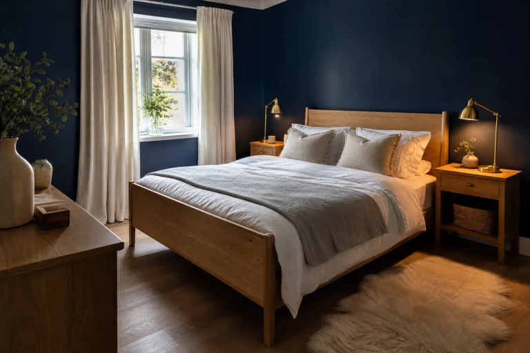 Blue and Wood: The Bedroom Pairing That Always Gets the Balance Right