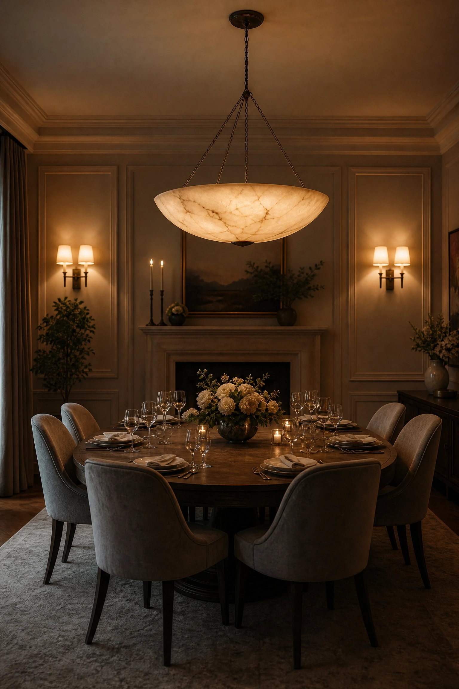 the formal dining room that has forgotten how to relax