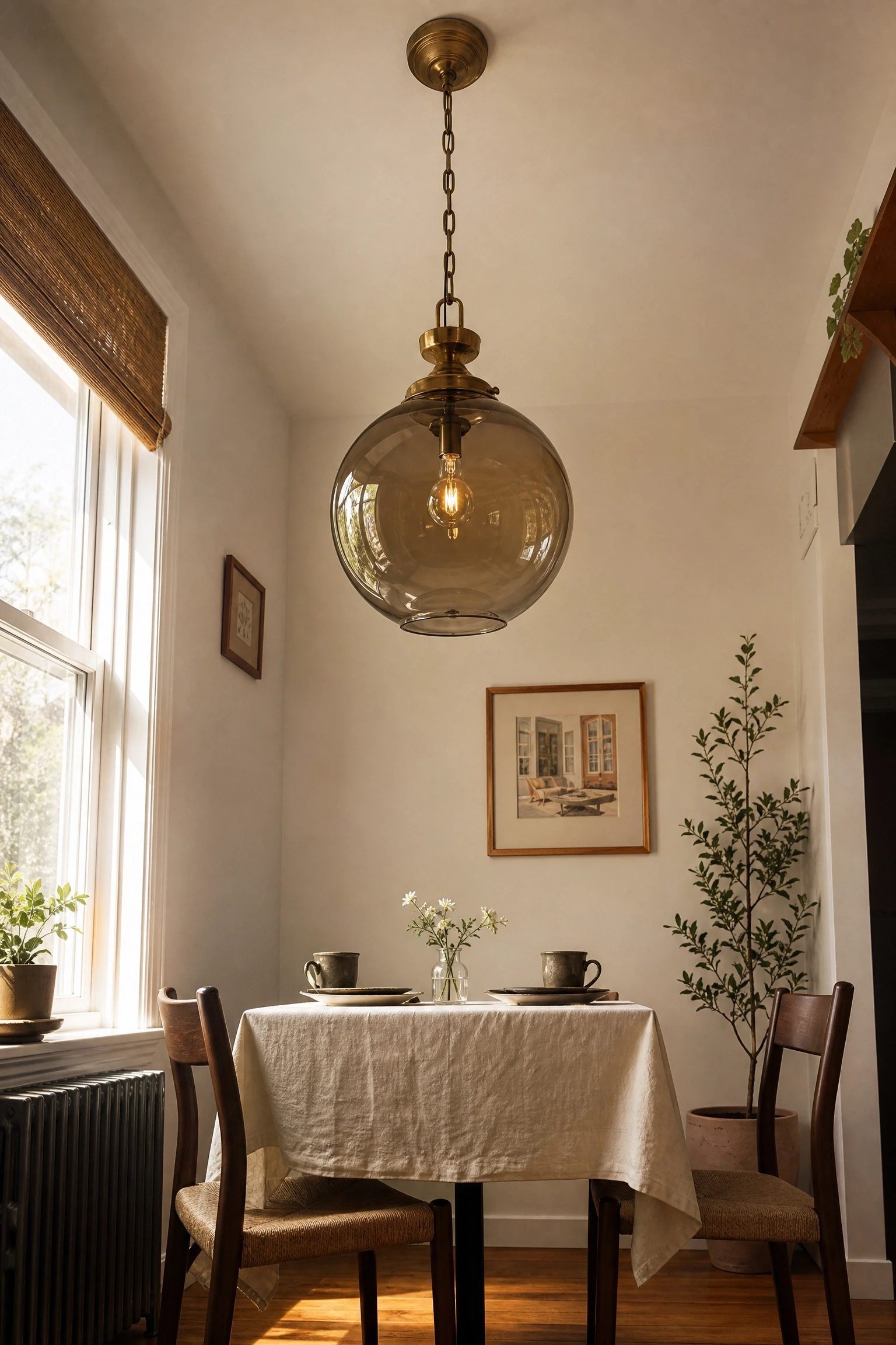 the too-small room that needs to feel intentional in a dining room