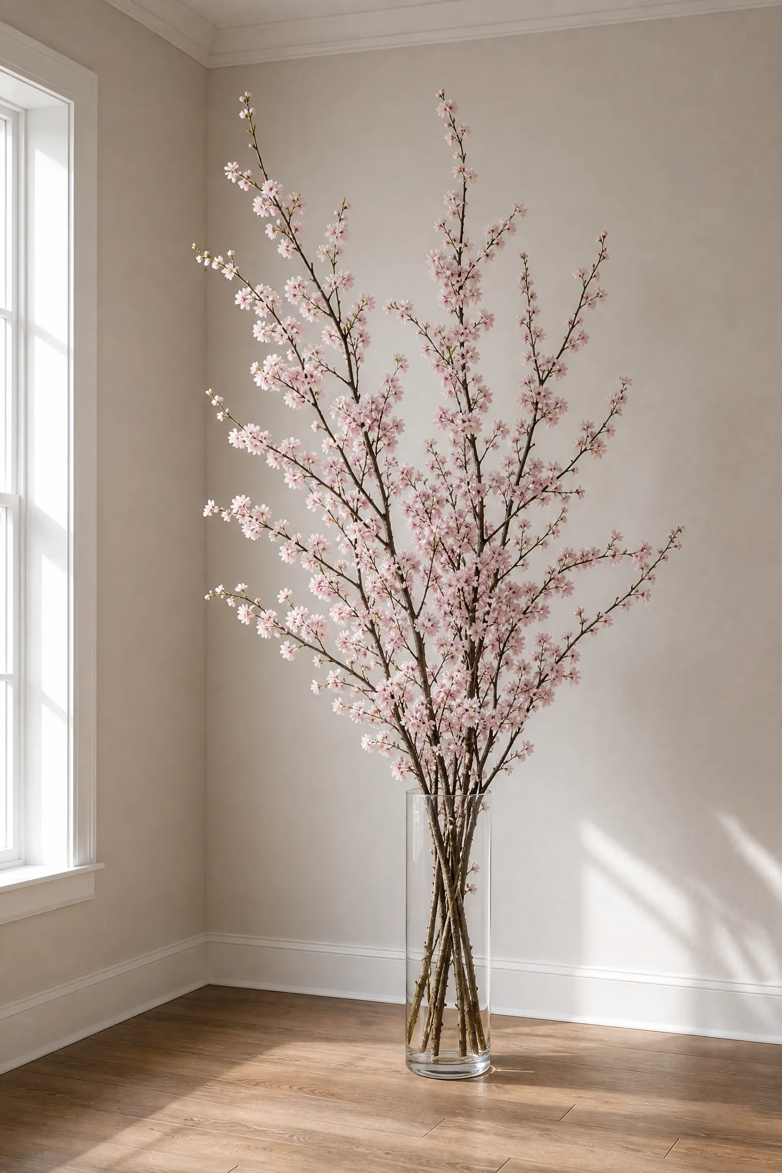 seasonal branch arrangements instead of buying new plants