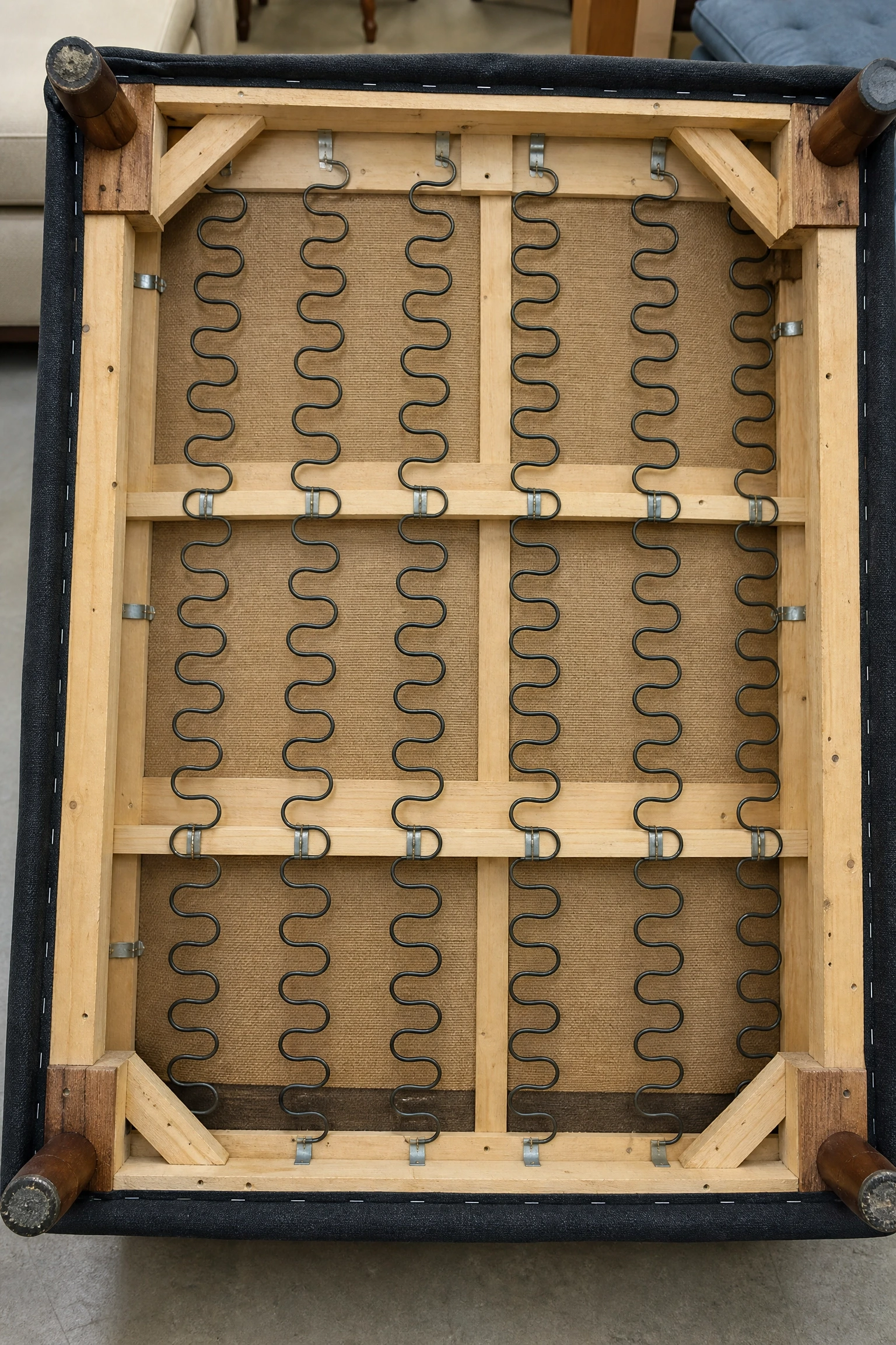 springs, webbing, and what holds you up
