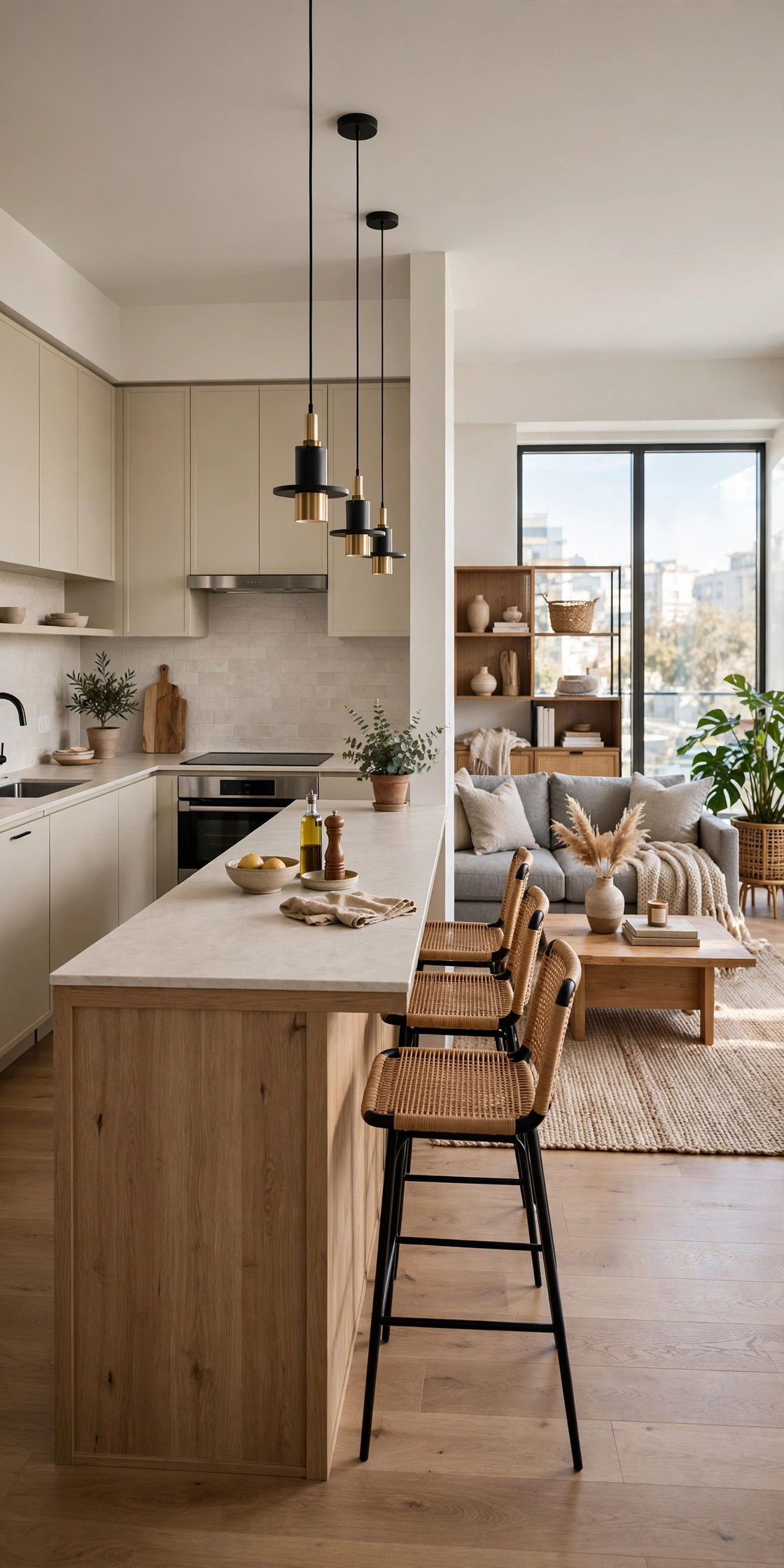 Big open kitchen