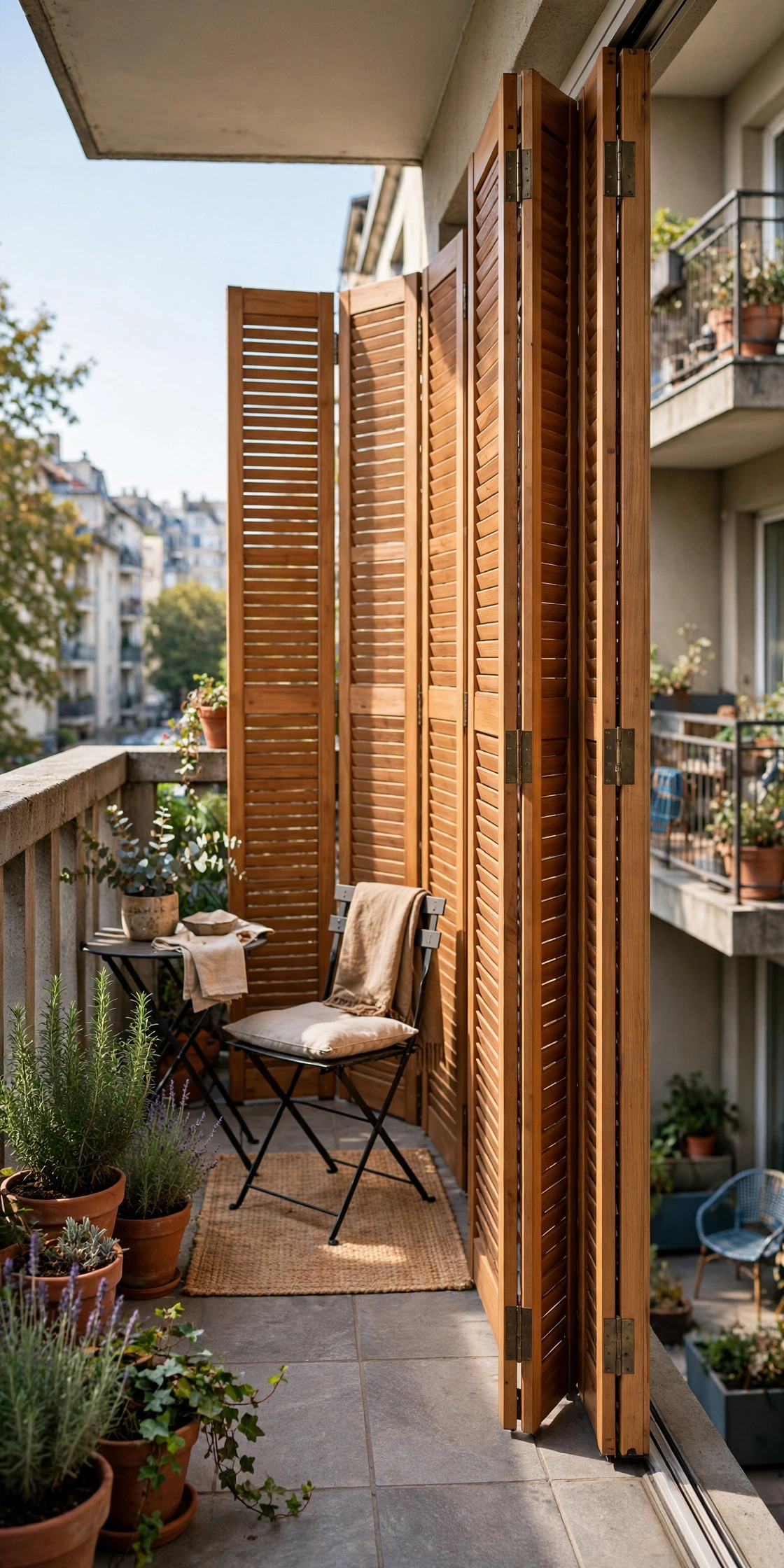 Apartment balcony privacy