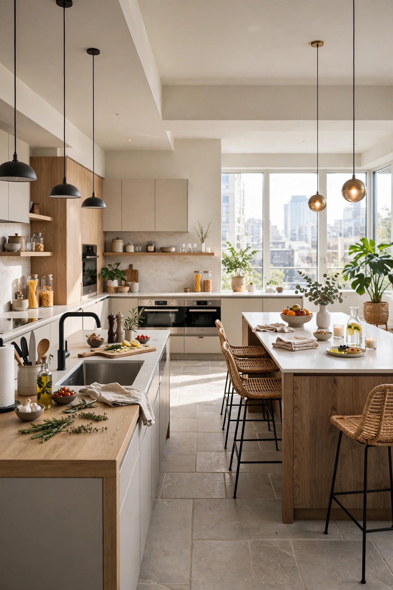 Big open kitchen