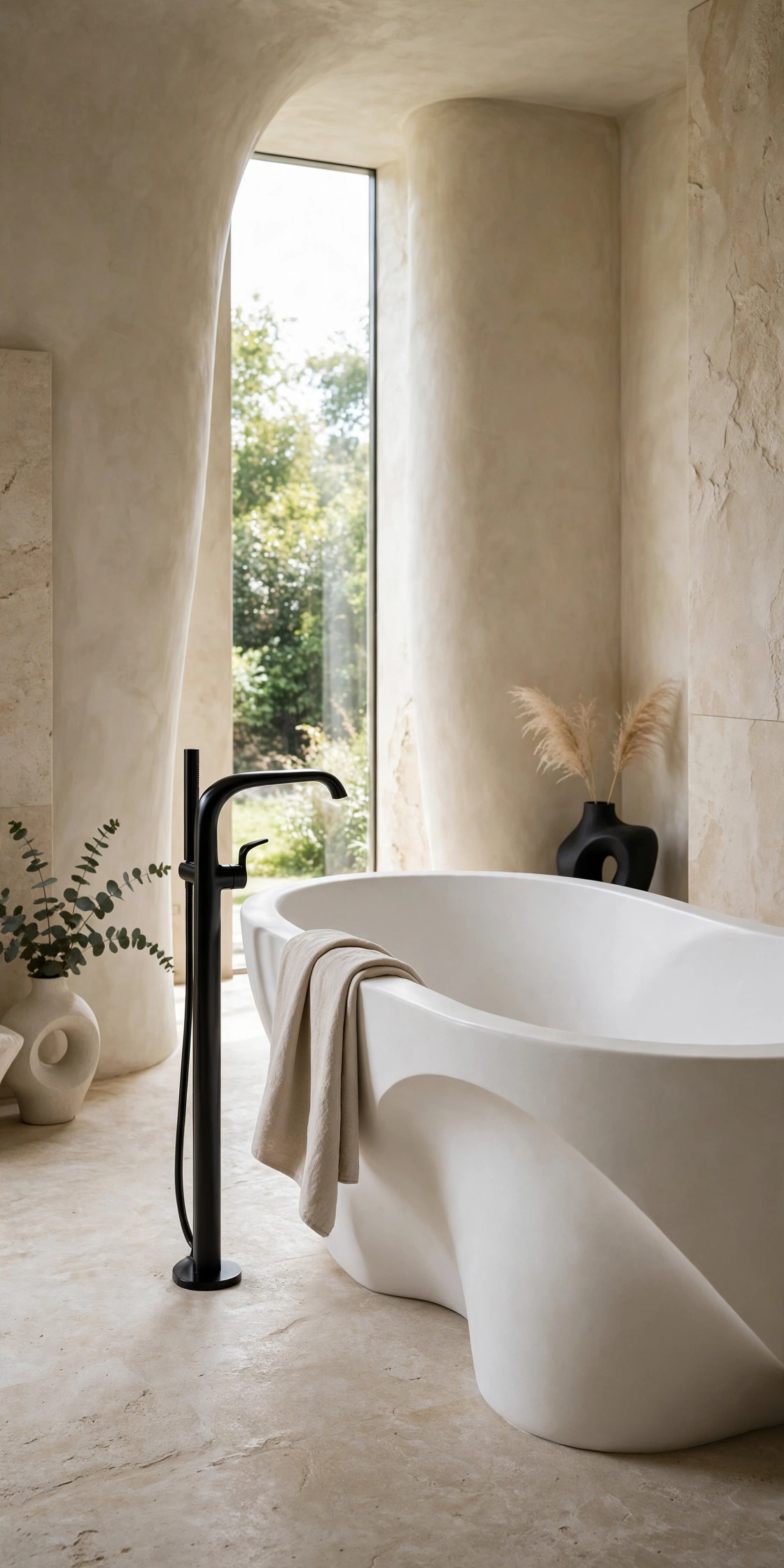 Bathroom black fixtures