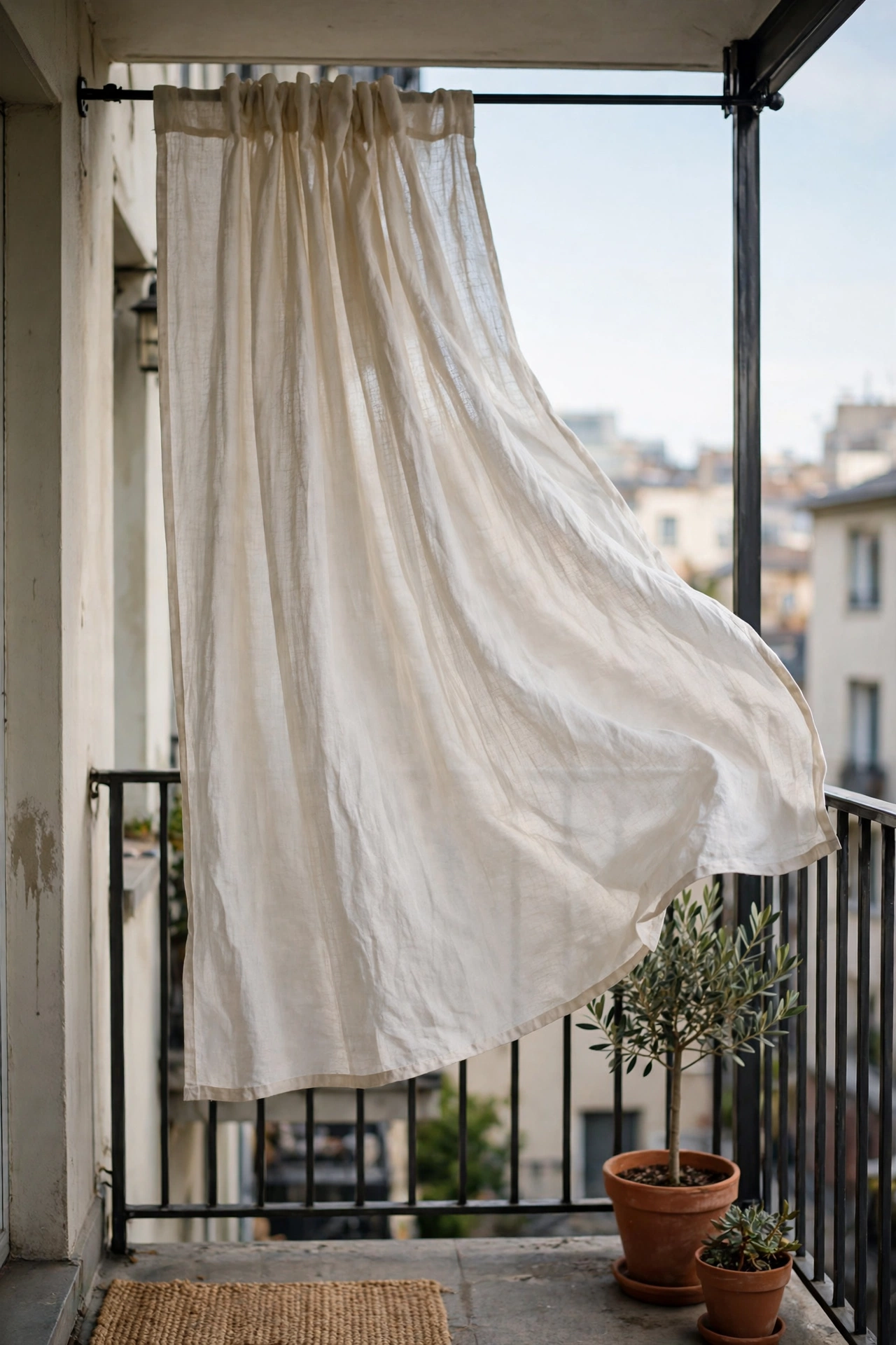 Apartment balcony privacy