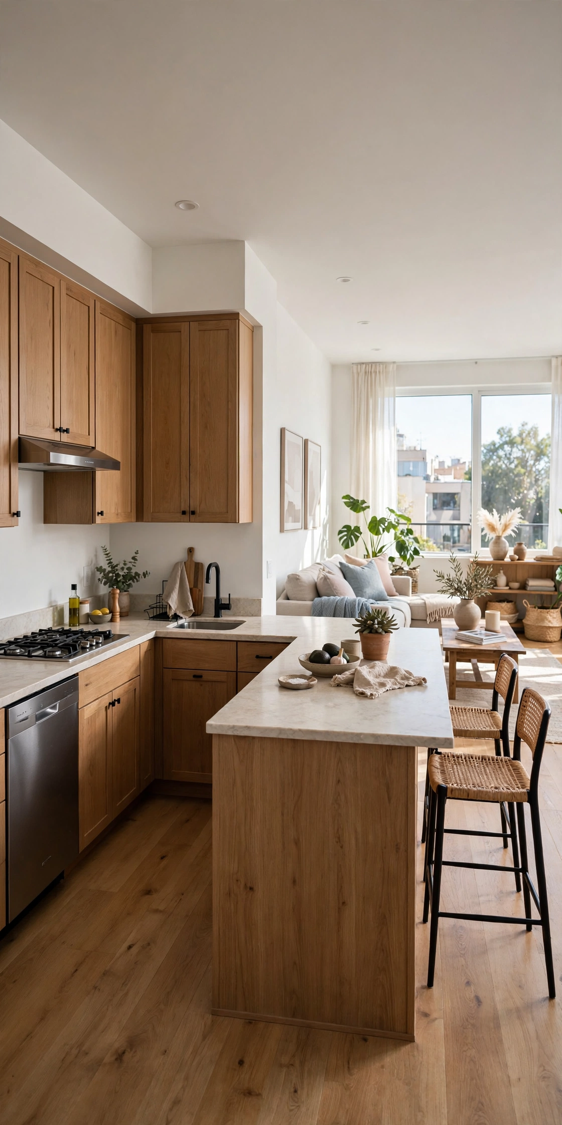 Big open kitchen