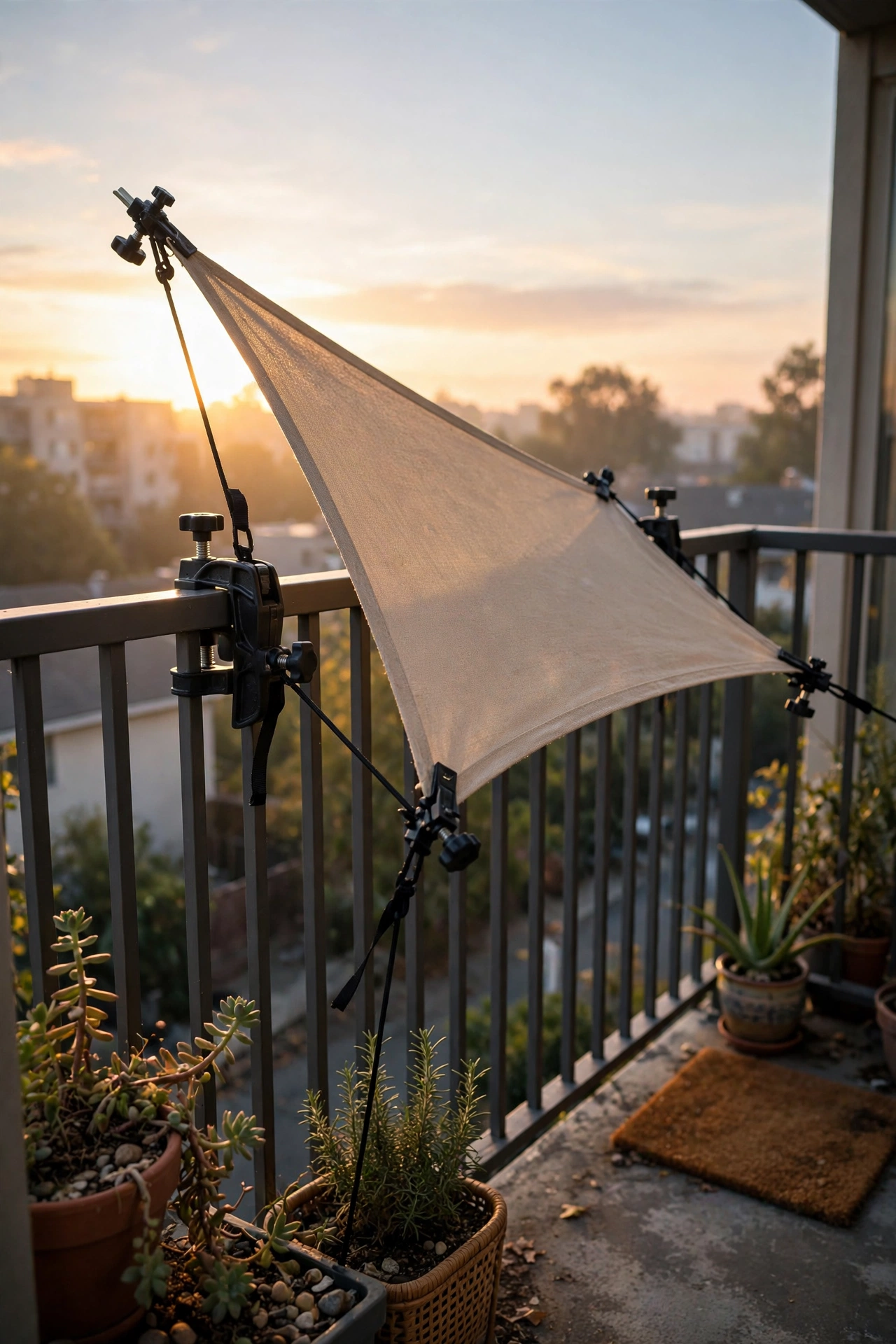 Apartment balcony shade